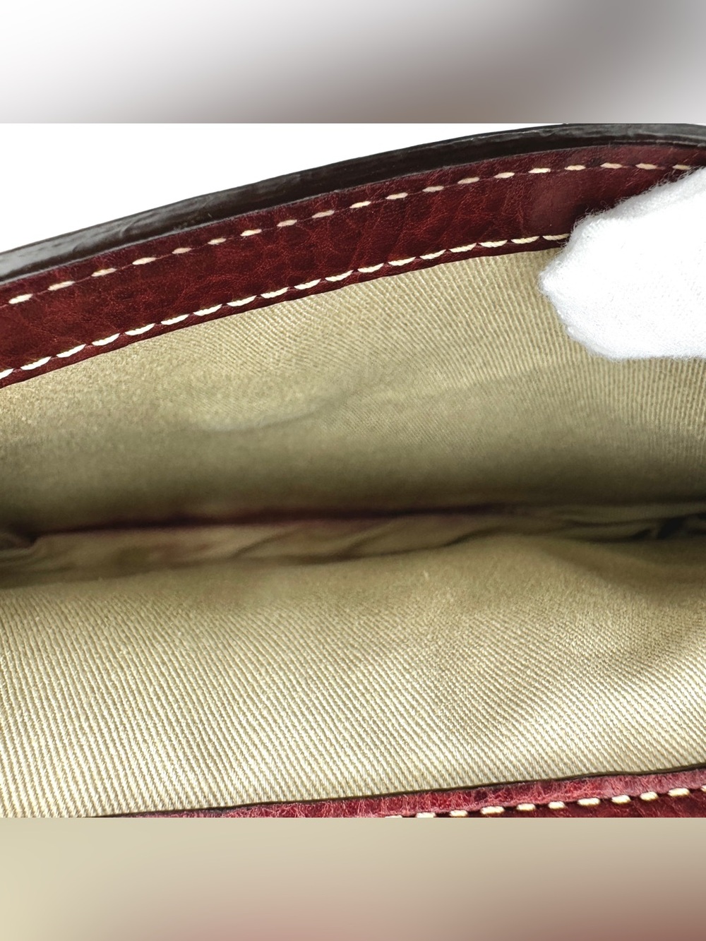 Coach Legacy Large Hamptons Miranda Rare Bordeaux Burgundy Leather Satchel Bag - Picture 13 of 15